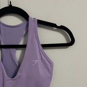 Whitney Simmons x Gymshark Purple Crop Tank